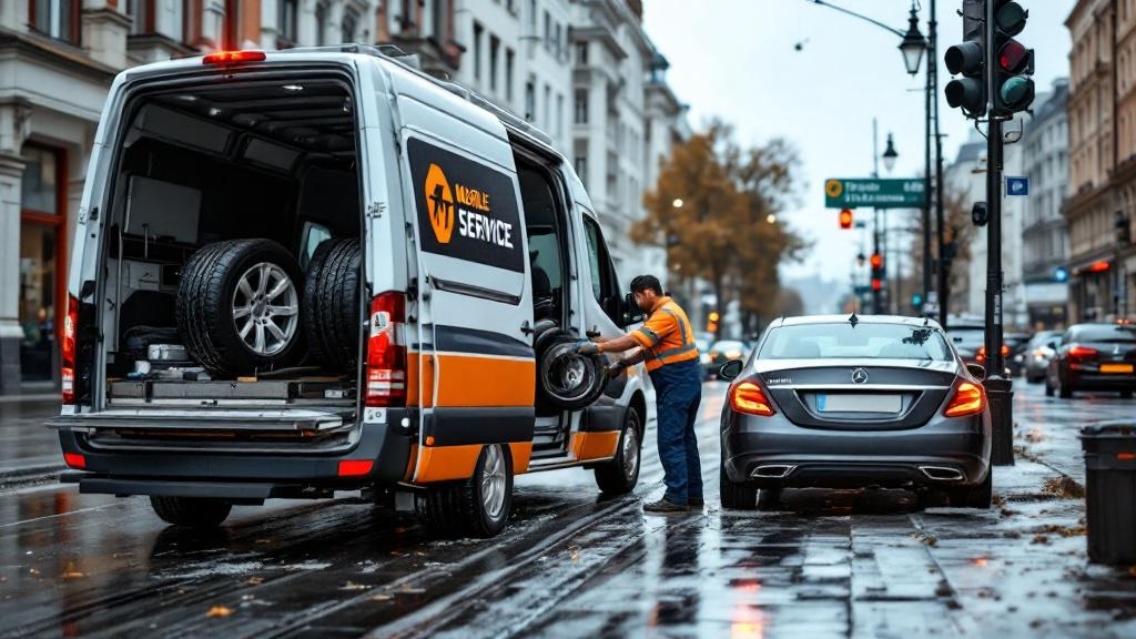 Выездной шиномонтаж у метро Рижская