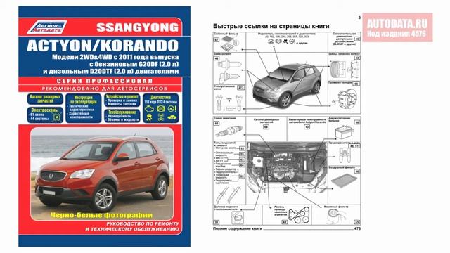Ремонт ssangyong actyon. делай все сам в автомобиле!